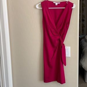 Diane von Furstenberg sleeveless wrap dress